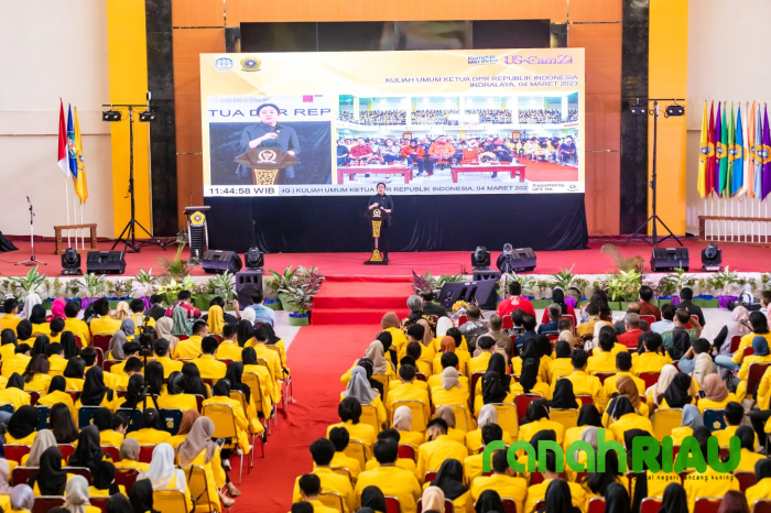 Puan Ajak Mahasiswa Unsri jadikan Rasa Cinta tanah air sebagai Dedication of Life